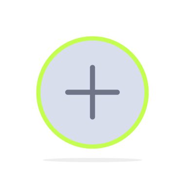 Twitter, Ekle, Iletişim soyut daire arka plan düz renk simgesi