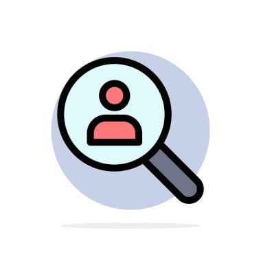 Gözat, Bul, Ağ, İnsanlar, Arama Soyut Daire Backgro