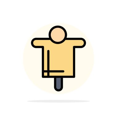 Tarım, Tarım, Tarım, Korkuluk Soyut Daire Arka Plan