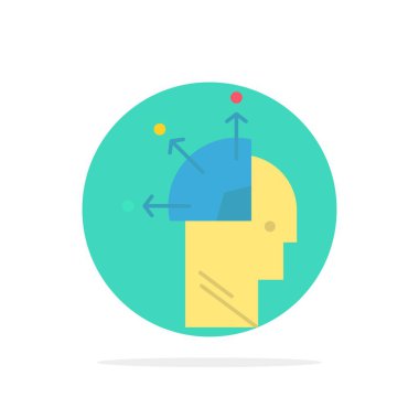 Kullanıcı, Man, Zihin Programlama, Sanat Soyut Daire Arka Plan Düz