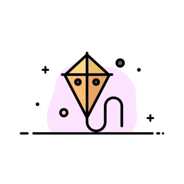 Paskalya, Uçurtma, Bahar, Madrigal İş Düz Hat Dolu Simge V