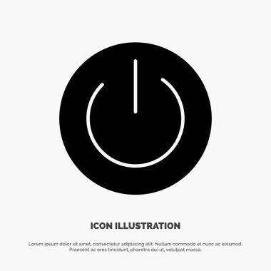 Eko, Ekoloji, Enerji, Çevre, Güç katı Gph Icon vektörü