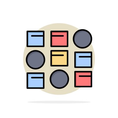 Örüntü, Sistem, Veri Bilimi, Örüntü Sistemi Soyut Daire Ba