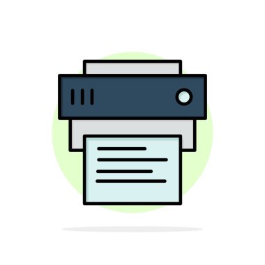 Yazıcı, Baskı, Baskı, Eğitim Soyut Daire Arka Plan F