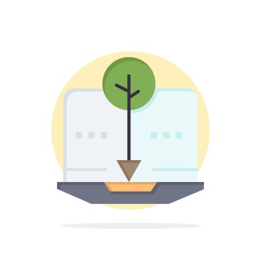 Organik, İçerik, Organik İçerik, Dijital Soyut Daire Backg