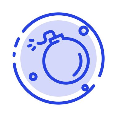 Bomba, Kuyrukluyıldız, Patlama, Meteor, Bilim Mavi Noktalı Çizgi Ic