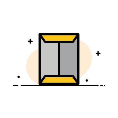 Pencere, Rafta, Açık, Dolap, Kutu İşletmesi Düz Satırı Doldurulmuş Simge 