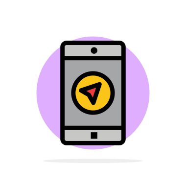 Uygulama, Mesaj, Mobil Uygulamalar, poniter Abstract Circle Backg