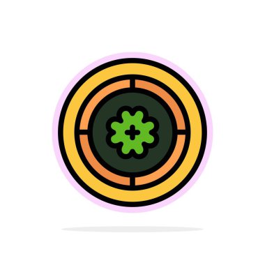 Çiçek, Bahar, Daire, Ayçiçeği Soyut Daire Arka Plan Fla