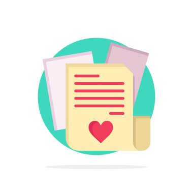 Dosya, Aşk, Kalp, Düğün Soyut Daire Arka Plan Düz renk