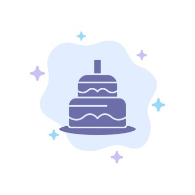 Hint, Kek, Gün, Soyut Bulut Backgroun Üzerinde Ülke Mavi Simge