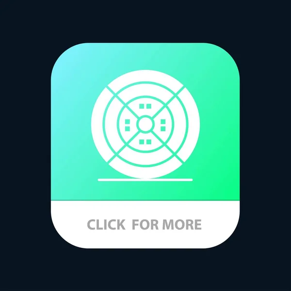 Filme, filamento, impressão, impressão Mobile App Icon Design — Vetor de Stock