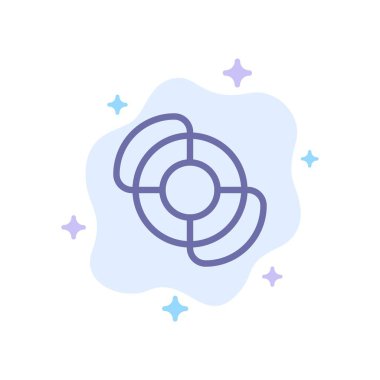 Plaj, Cankurtaran, Soyut Bulut Arka Plan Üzerinde Yaz Mavi Sonu