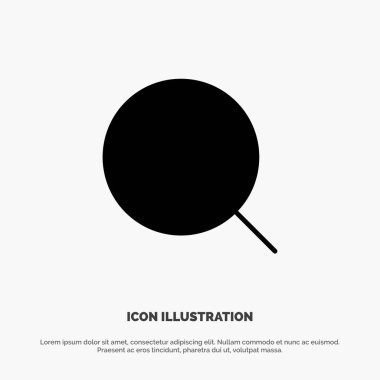 Arama, Büyütme, Araç, Max katı Gph Icon vektör