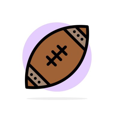 Amerikan, Top, Futbol, Nfl, Rugby Soyut Circle Arka Plan 