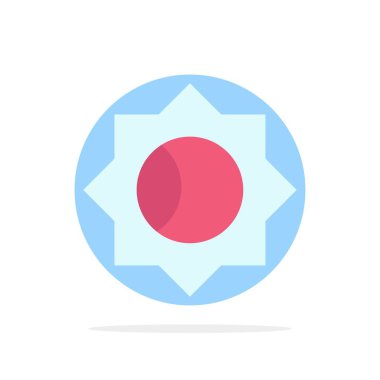 Temel, Ayar, Ui Abstract Circle Arka Plan Düz renk Simgesi