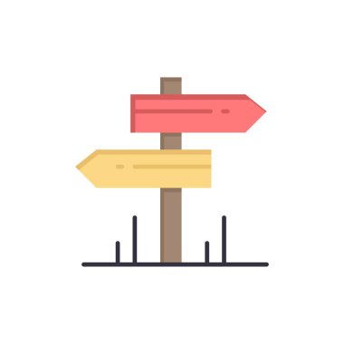 Yön, Otel, Motel, Oda Düz Renk Simgesi. Vektör simgesi bann