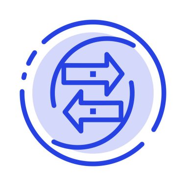 Chang, Grafik, Veri, Değişim, Para, Kağıt Mavi Noktalı Çizgi Hattı