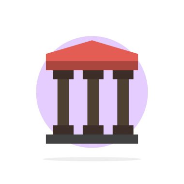 Kullanıcı, Banka, Nakit Soyut Daire Arka Plan Düz renk Simgesi