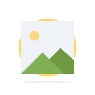 Twitter, Resim, Resim Soyut Daire Arka Plan Düz renk Ic