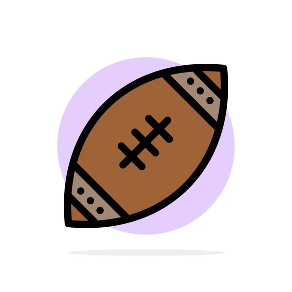 American, Ball, Fußball, nfl, Rugby abstrakten Kreis Hintergrund — Stockvektor
