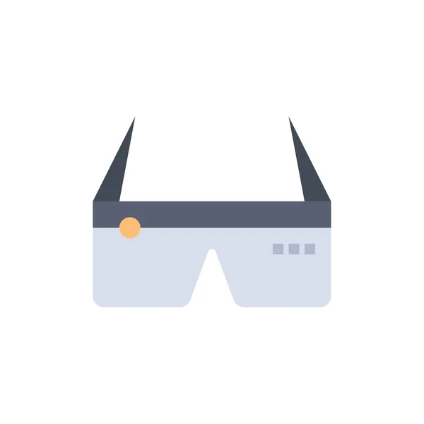 Ordenador, Computación, Digital, Lentes, Icono de Color Plano de Google . — Vector de stock