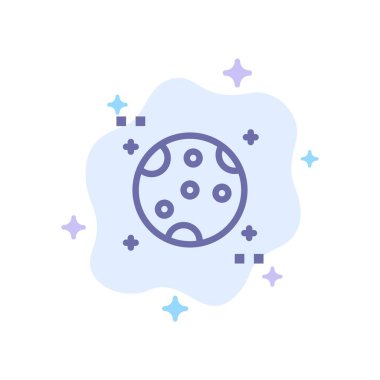 Astronomi, Ay, Uzay MaviSi Simge Soyut Bulut Arka Plan