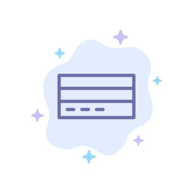 İş, Kart, Kredi, Finans, Arayüz, Kullanıcı Mavi Simge Ab