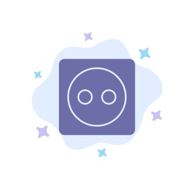 Fiş Kurulu, Eko, Enerji, Soyut Bulut Backg Güç Mavi Simge