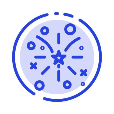 Firework, Yangın, Amerikan, Abd Mavi Noktalı Hat Hattı Simgesi