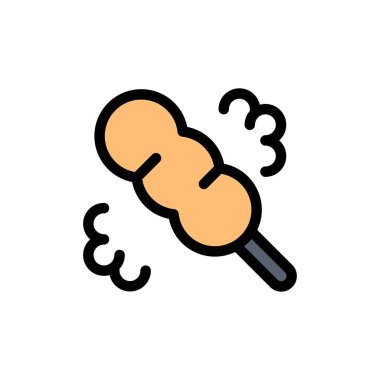 Süpürge, Duster, Düz Renk Simgesiyı Yıka. Vektör simgesi afiş Templat