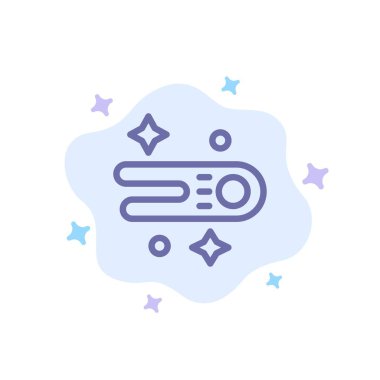 Astronomi, Kuyruklu Yıldız, Soyut Bulut Arka Plan Uzay Mavi Sonu