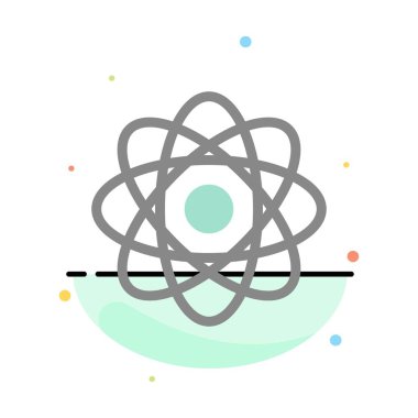 Atom, Biyokimya, Kimya, Laboratuvar Soyut Düz Renk Ic