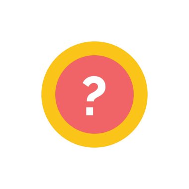 Hakkında, Sor, Bilgi, Soru, Destek Düz Renk Simgesi. Vec