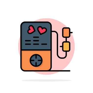 Mp3, Aşk, Kalp, Düğün Soyut Daire Arka Plan Düz renk 