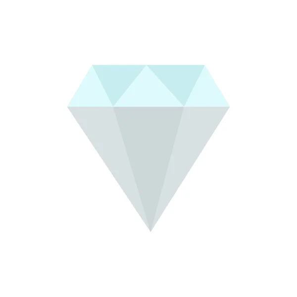 Diamante, Jóia, Jóias, Gam Flat Color Icon. Ícone vetorial banne — Vetor de Stock