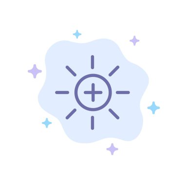 Parlaklık, Arayüz, Ui, Soyut Bulut Geri Kullanıcı Mavi Simge