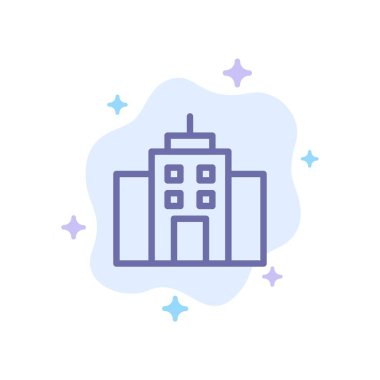 Soyut Bulut Ba'da Bina, Kullanıcı, Ofis, Arayüz Mavi Simgesi