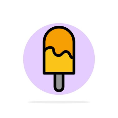 Web soyut daire arka plan düz renk simgesi