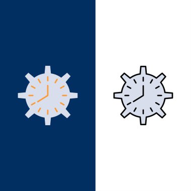 Saat, Son Tarih, Zaman, Saat, Zamanlama, İzle, İş Simgeleri. Fl