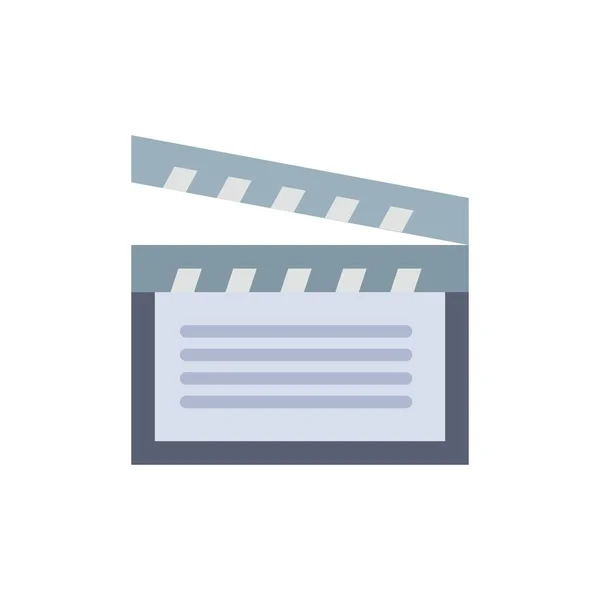 Американський, фільми, відео, США плоский колір значок. Піктограма векторний Банн — стоковий вектор