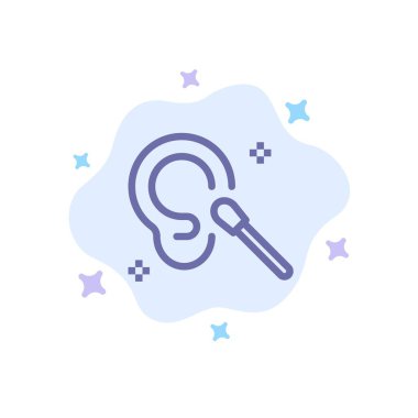 Tomurcukları, Kulak, Temizlik, Soyut Bulut Backgroun Temiz Mavi Simge