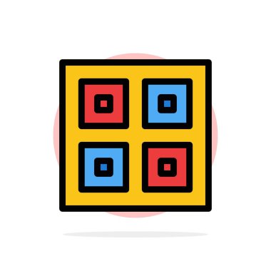 Geldi, Kutular, Teslimat, Lojistik, Nakliye Soyut Circle Bac