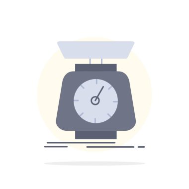 uygulama, kütle, ölçek, ölçekler, hacim Düz Renk Simgesi Vect