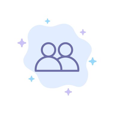 Ekle, İletişim, Kullanıcı, Soyut Bulut Backgrou Twitter Mavi Simge