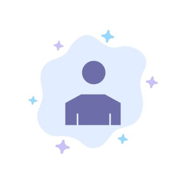 Avatar, Erkek, İnsanlar, Soyut Bulut Backgr Profil Mavi Simge