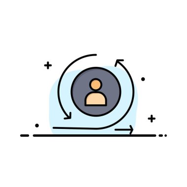 Dönen, Ziyaretçi, Geri Dönen Ziyaretçi, Dijital İş Logosu Tem