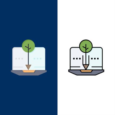 Organik, İçerik, Organik İçerik, Dijital Simgeler. Düz ve Çizgi