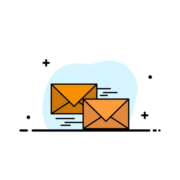 Post, Antwort, Weiterleitung, Geschäft, Korrespondenz, Briefgeschäft — Stockvektor