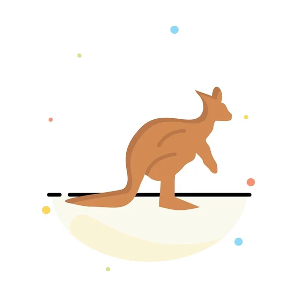 Animales, Australia, Australianos, Indígenas, Canguro, Viajar Abst — Vector de stock